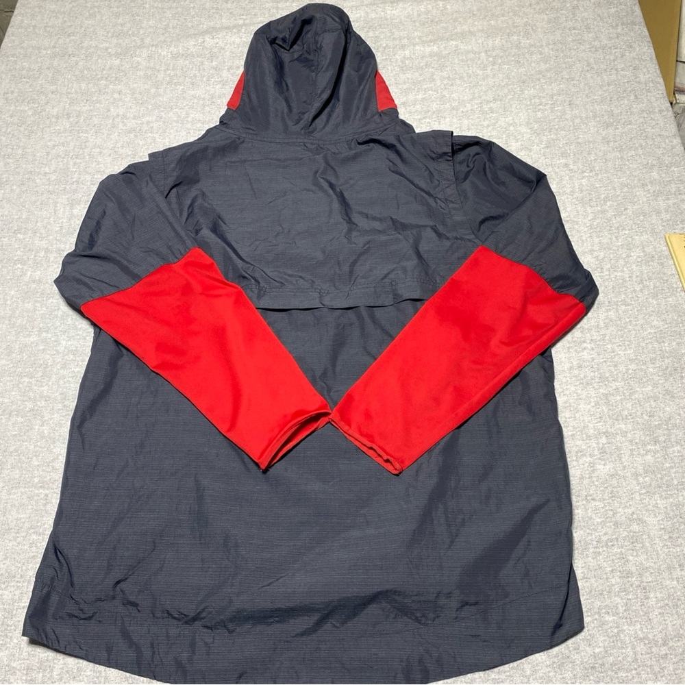 Nike Jacket Mens XXL Gray Pullover Scuba Hoodie Storm Anorak Warmup Athlete 2XL - Picture 2 of 14